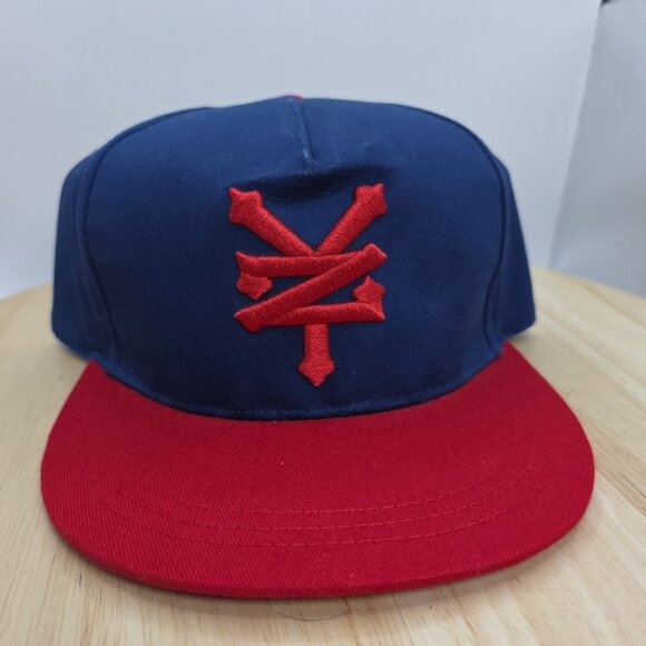 Zoo York Adult Hat Baseball Cap Red Blue White One Size Fits All Snap Back - Picture 1 of 3